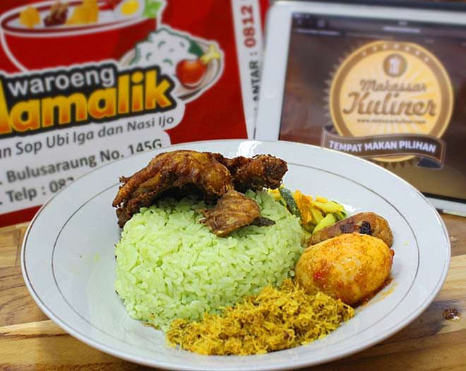 Nasi Ijo Mamalik sangat Nikmat