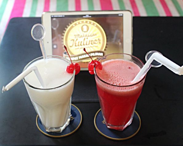 Juice Sirsak dan Semangka seharga Rp 20.000,-