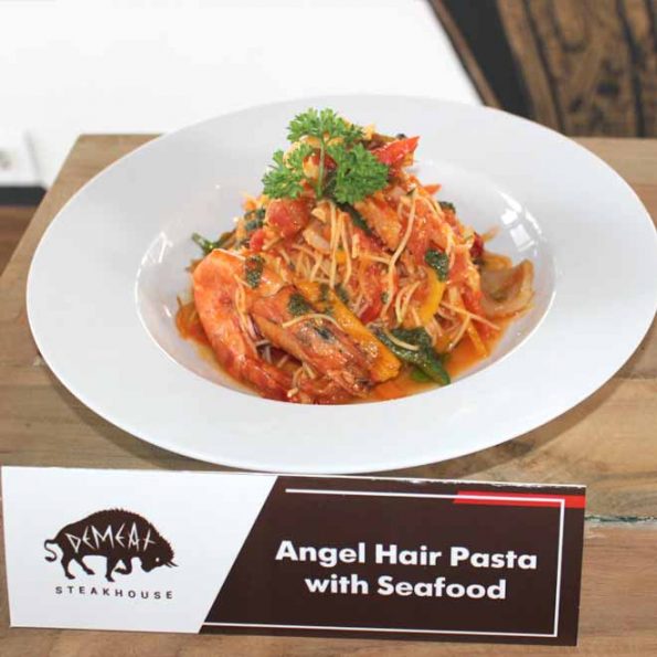 DeMeat Steak House & NOX Coffee Boutique -Angel Hair Pasta Seafood - 45 k