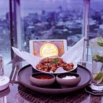 Enjoy sunset time on 20th The Society Sky Dining & Bar at Melia Makassar