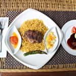 Nasi Briyani Kambing Al Boor Menu Arabic Style with Indonesian Taste