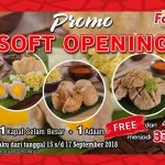 Pempek Farina Makassar Banyak Promo di Soft Opening